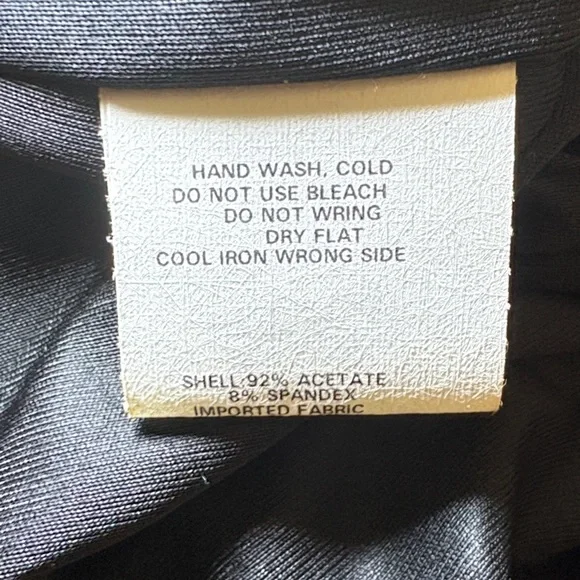 Scott McClintock Black Evening Dress Gown Petite 8 NWT Glitter Long Sleeve